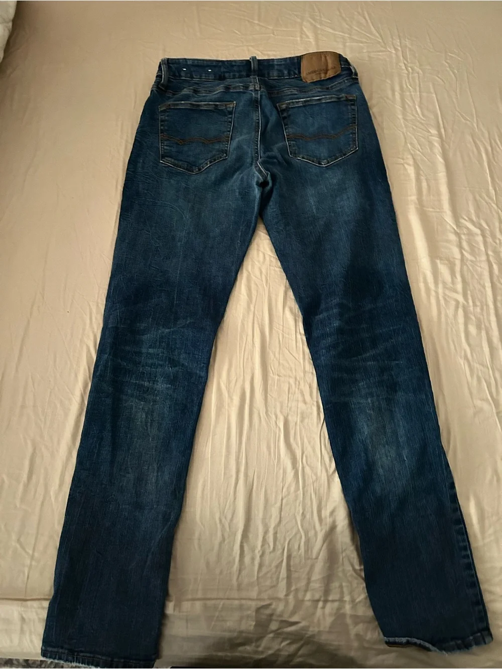 American Eagle Outfitters Dark Blue Slim Straight Jeans